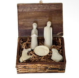 5-Piece Holy Family Set in Banana Leaf Box