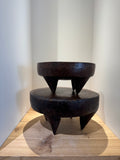 Tikar Tribal Foot Stool of Iroko Wood