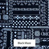 African Print Cotton Napkins - Set of 4