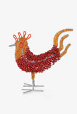 Kenyan Rooster of Beaded Wire
