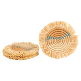 Kazi Fringed Coasters - sets of 4