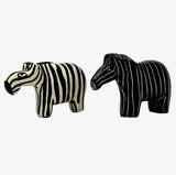 Yin-Yang Zebra of Kisii Stone