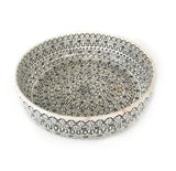 Mudcloth-Patterned Kisii Bowl/Plate