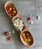 3-Side Appetizer Bowl of Olivewood