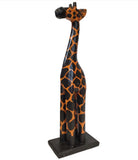 Ornate Giraffe of Albesia Wood