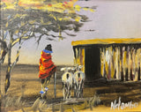 “Minding the Cattle” by John Ndambo