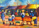 “Busy Market Days” by Lloyd Charakupa