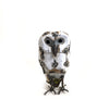 Snowy Owl of Recycled Metal