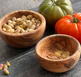 2-Bowl Set of Olivewood