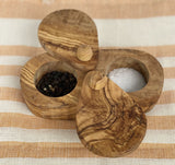 Olivewood Salt & Pepper Keeper