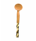 HD Olivewood & Bone Fork, Knife, Spoon