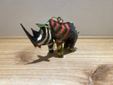 Painted Tin Ornament - Recycled