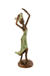 "Celebrating Lady” Series Lost Wax Bronze Sculpture