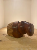 Flat-Bottomed Hippo of Mahogany