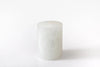 Kapula Hand Painted Candles - White on White