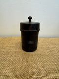 Lidded Vessel of Mpingo Wood