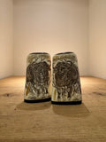 Dumi Bone Salt/Pepper Set Scrimshaw