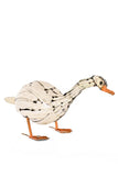 Silly, Stately Goose of Upcycled Metal