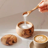 Jar of Olivewood w/ Spoon/Lid