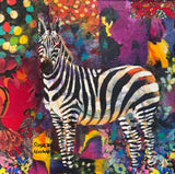 “Zebra in Bloom” by Robert Aswani