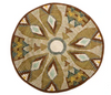 Kazi Sand Fleur Woven Wall Plate - XL