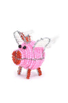 Flying Pig - Beaded Wire