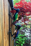 Woodpecker of Upcycled Metal