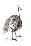 Guinea Fowl of Recycled Metal
