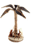 Palm Tree Nativity of Banana Leaf