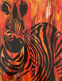 "Zebra" Giclèe by Joss Rossiter