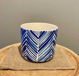 Palm Leaf Blue Ceramics