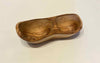 2-Section Appetizer Bowl of Olivewood